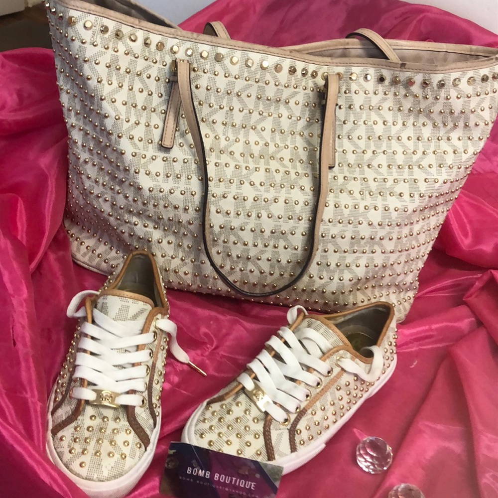 Micheal kors Bag with Matching Shoes💣